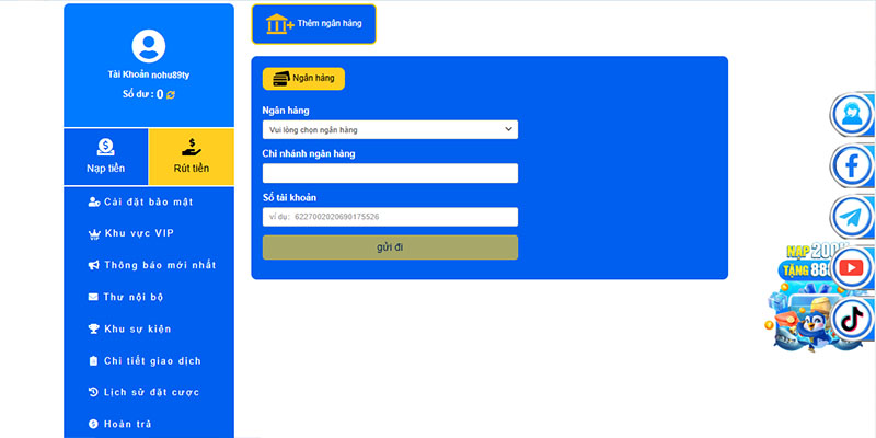 Bí quyết rút tiền 88CLB siêu mượt mà